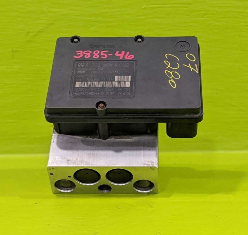 06 07 C280 ABS ANTI LOCK BRAKE SYSTEM ASSEMBLY OEM 3885-46