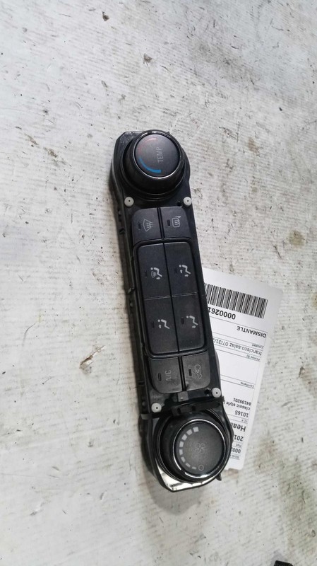 2019 Chevrolet Silverado 1500 A/C Selector Switch OEM Black 23176283 82K Miles