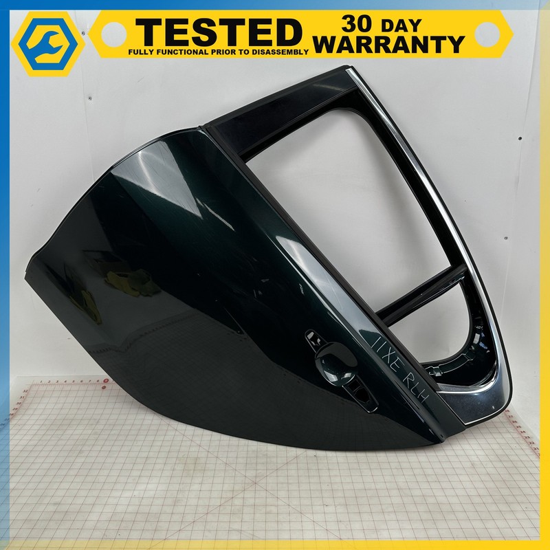 17-20 JAGUAR XE REAR LEFT DRIVER SIDE DOOR SHELL Green OEM