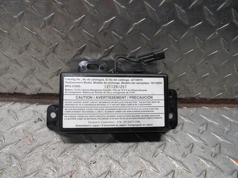 2013 CHEVROLET IMPALA ONSTAR BATTERY BACKUP CONTROL MODULE 22739970 3.6L 6CYL