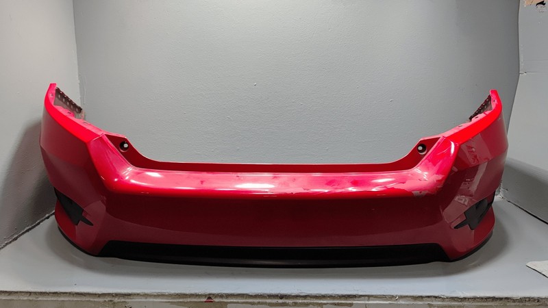 2016-2021 HONDA CIVIC SEDAN REAR BUMPER COVER RED R513 OEM