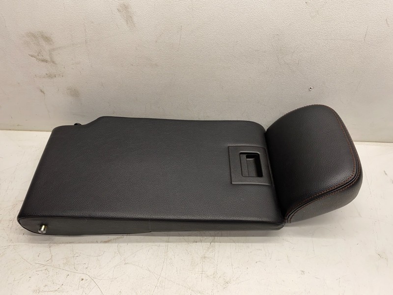 2011-2014 FORD EDGE REAR SEAT CENTER ARMREST HEADREST CUP HOLDER BLACK LEATHER