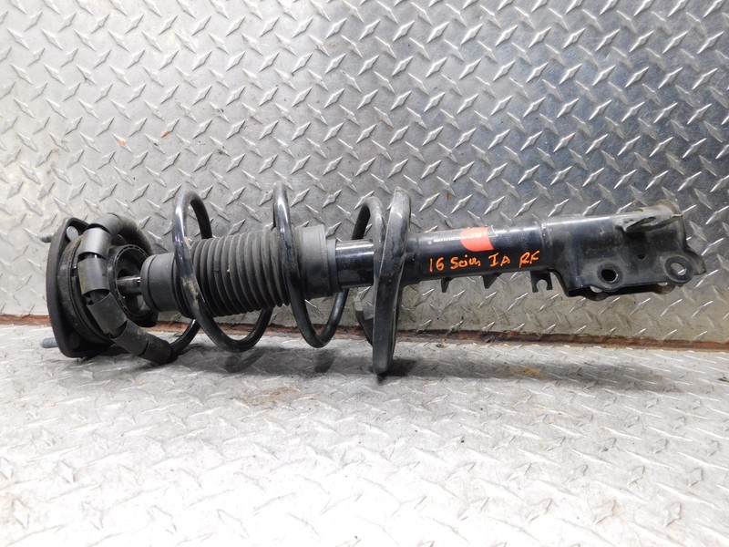 16 SCION IA RIGHT FRONT PASSENGER STRUT / 16-20 TOYOTA YARIS SEDAN