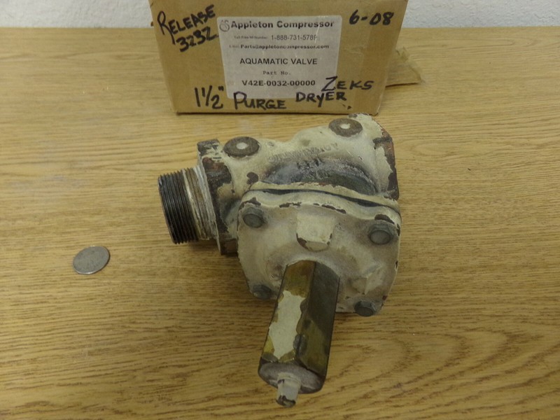 Aquamatic Valve V42E-0032-00000 1-1/2 Purge Zels Dryer Release 3232 WA 125 424-A