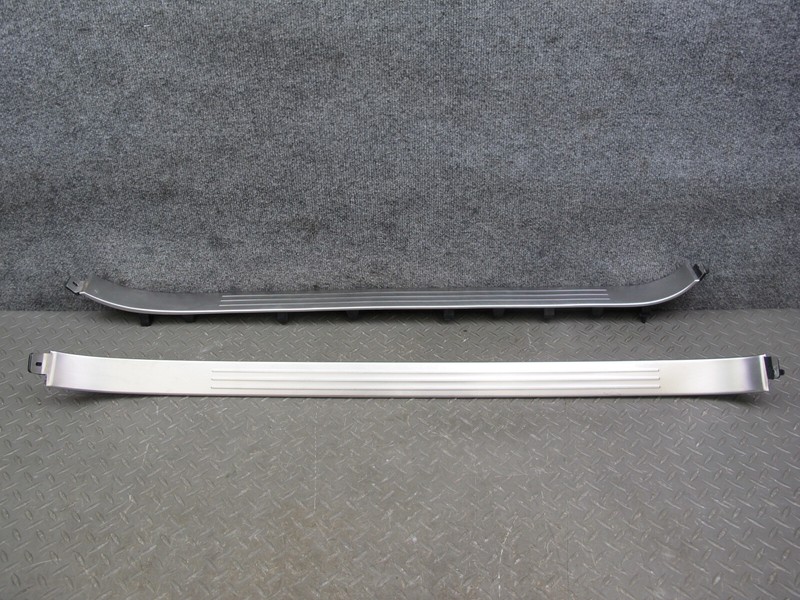 07-10 BENTLEY CONTINENTAL GTC DOOR SCUFF SILL PLATE TRIM PANEL SET OF 2