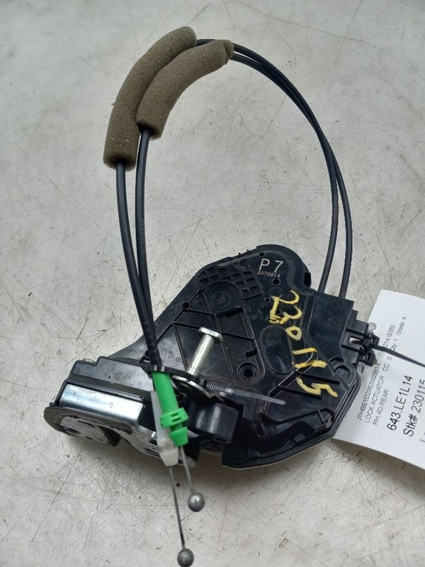 2014 LEXUS IS350 3.5L RWD AT PASSENGER SIDE REAR DOOR LOCK ACTUATOR