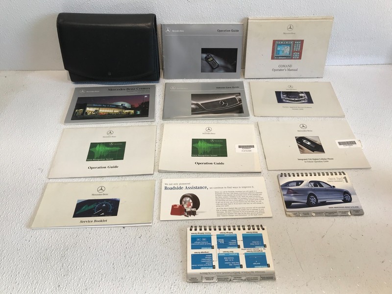 2000 00 MERCEDES BENZ S500 S430 NAVIGATION OWNER'S MANUAL SET BOOK