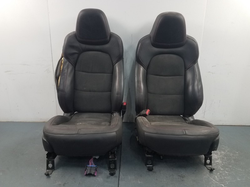 2012 Chevy Corvette GS Leather / Suede Power Heated Seats Damage#2042 Z7