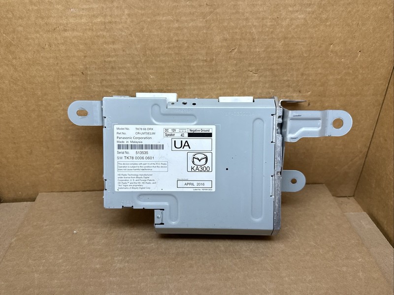 2016-2018 Mazda CX-9 CX9 Radio Receiver Module OEM TK78 66 DRX TK7866DRX