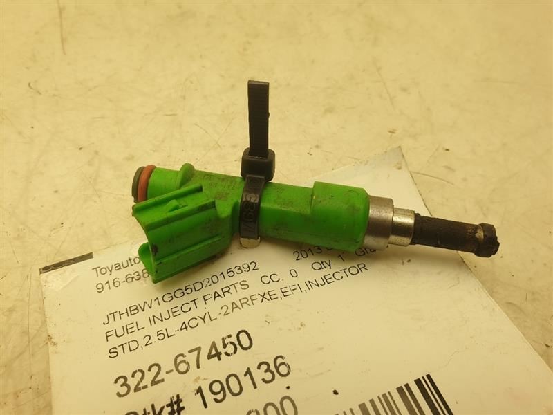 13 14 15 16 17 18 LEXUS ES300H FUEL INJECTOR 240929