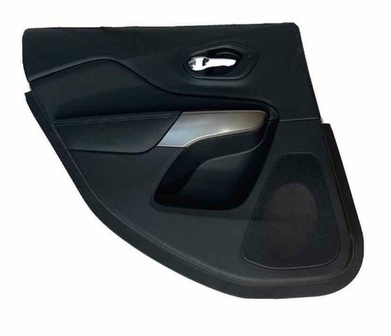Jeep Cherokee door panel trim 2019 rear left side black assy OEM 6CH771X9AB
