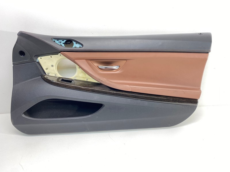 BMW F12 F13 6 Series Front Right Passenger Door Panel Nappa Leather Brown OEM✅