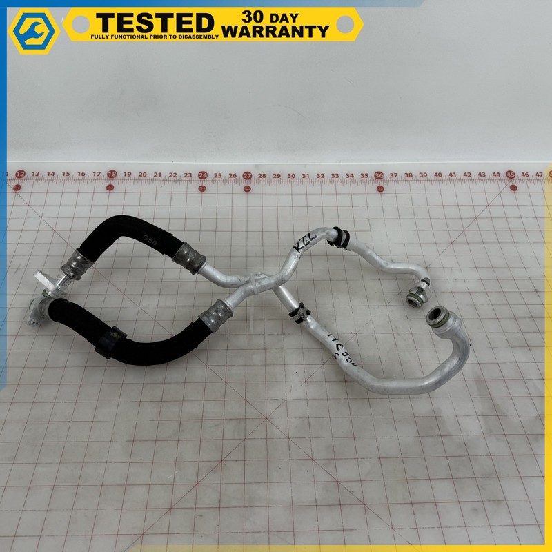 12-18 Mercedes Benz E550 CLS550 LEFT & RIGHT OIL COOLER PIPE HOSE LINE SET OEM