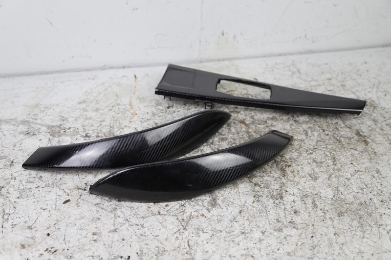 14-20 BMW 4 Series F32 Console Doors Trims W/ Non-Genuine Carbon Fiber Layer