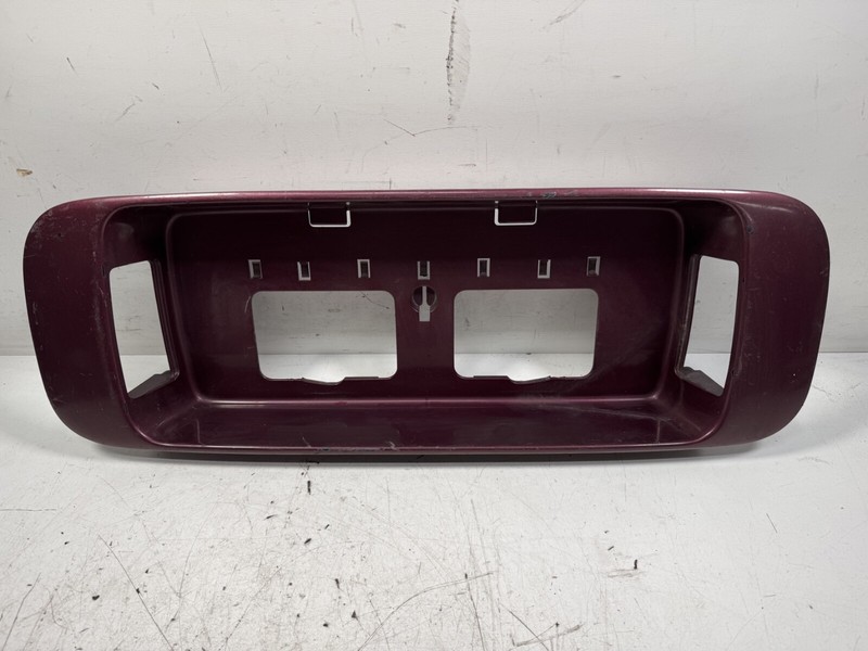92-95 Honda Civic 4DR Rear License Plate Frame Burgundy 33702-SR4-A11 OEM