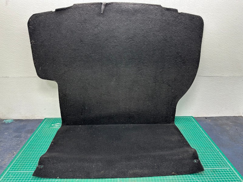 09-15 JAGUAR XF XFR X250 REAR TRUNK CARGO SPARE FLOOR CARPET COVER MAT BLACK OEM