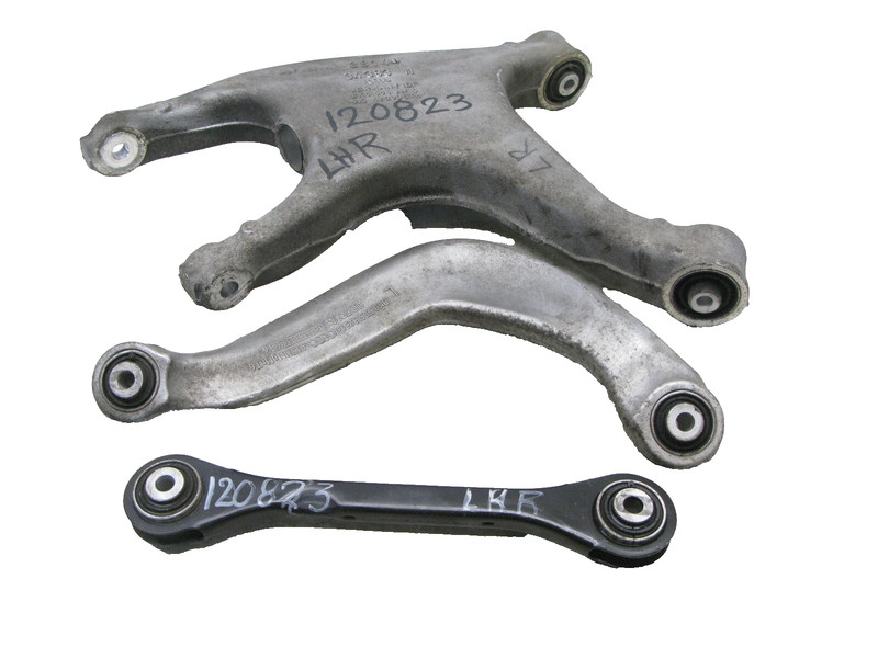 08-16 AUDI B8 A4 S4 SEDAN REAR LEFT DRIVER SUSPENSION CONTROL ARM OEM SET 120823