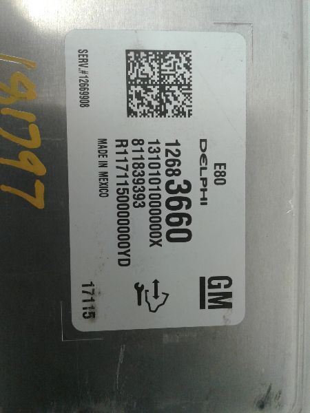 Engine ECM 2.5L Fits 17-20 ACADIA 1697300