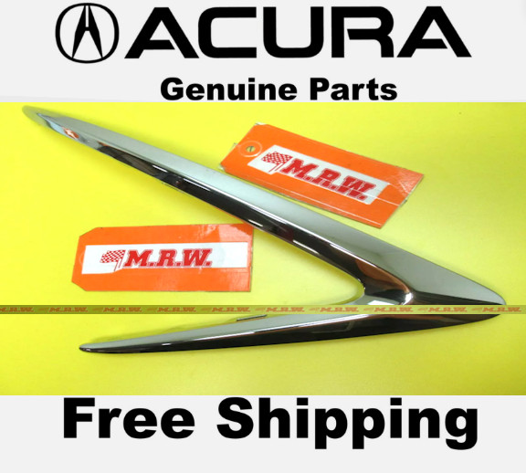 19-22 ACURA ILX FRONT BUMPER GRILLE TRIM MOLDING CHROME Passenger SIDE RIGHT OEM