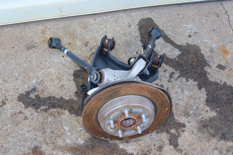 2015-2020 ACURA TLX FWD REAR LEFT SIDE SPINDLE KNUCKLE HUB W/ CONTROL ARMS OEM