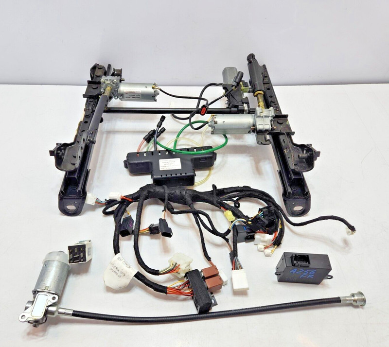 ✅ 03-08 OEM Maserati Quattroporte Rear Left Seat Rail Track Frame W/Motors