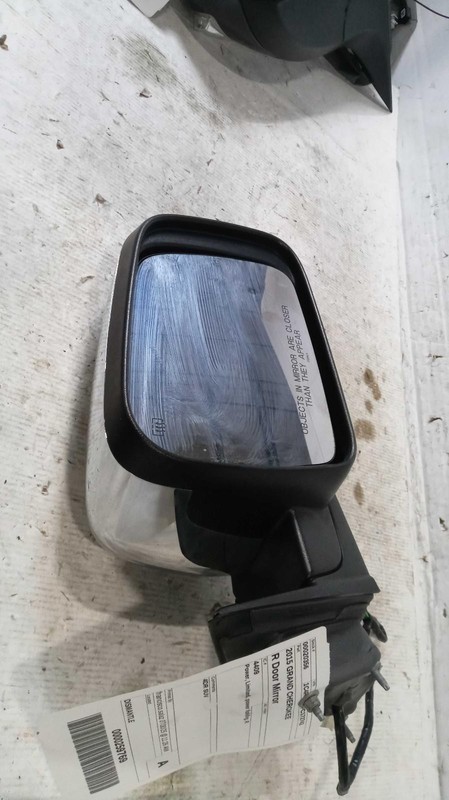 2015 Jeep Grand Cherokee Right Door Mirror Assembly White OEM 368497 127K Mile