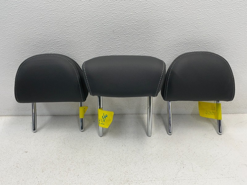 2020-2024 Audi A5 Sportback Rear Left Right Center Headrest Set Black 1556 OEM