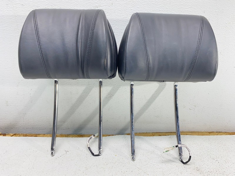 11-18 BMW F06 F12 F13 640 650 Front Active Seat Headrest Black Leather Set OEM✅