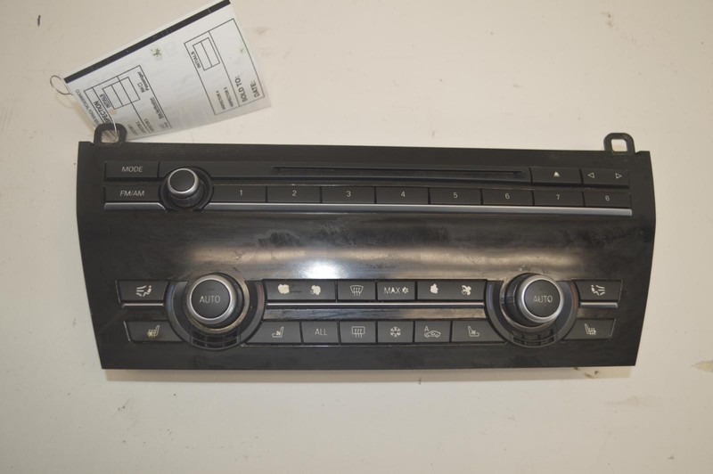 2009-2012 BMW 750LI DASH A/C HEATER SEAT CLIMATE TEMP & RADIO AM FM CONTROL OEM