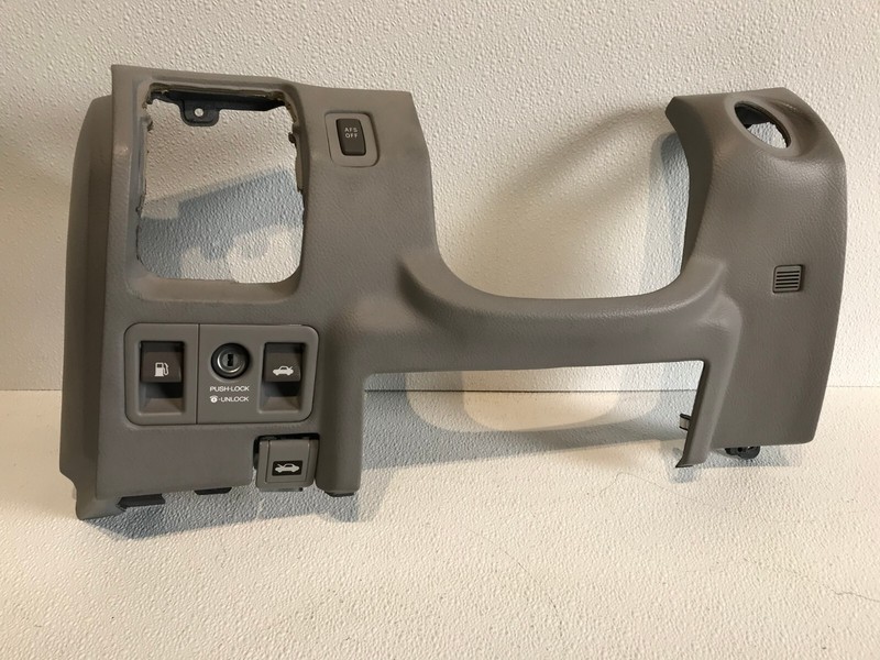 04-06 LEXUS LS430 OEM DRIVER LEFT LOWER DASH KNEE BEZEL TAN WITH SWITCH PANEL