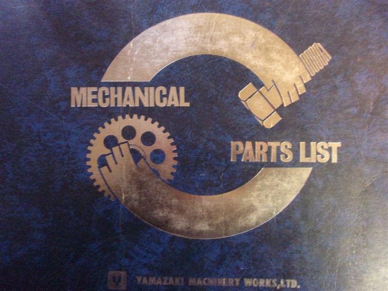 Yamazaki Machinery Works Mechanical Parts List 63745 *FREE SHIPPING*