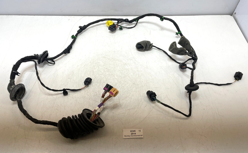 ✅ 12-18 OEM Bentley Continental GT Front Left Driver Door Wire Wiring Harness