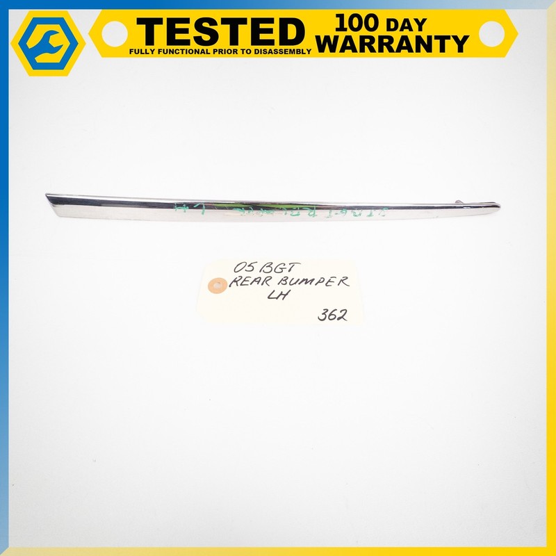 03-10 BENTLEY CONTINENTAL GT REAR LEFT DRIVER SIDE BUMPER TRIM STRIP MOLDING OEM