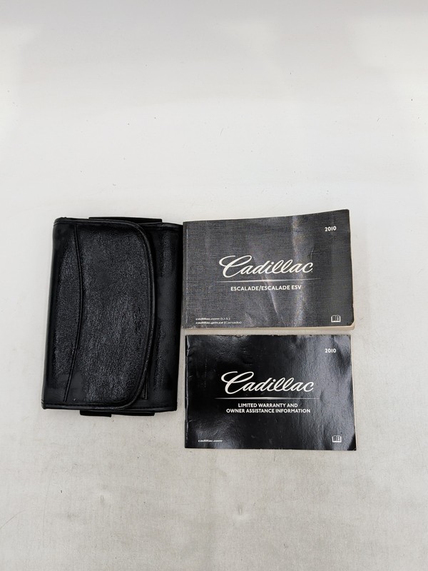 2010 Cadillac Escalade/ Escalade ESV Owners Manual Warranty With Case Included