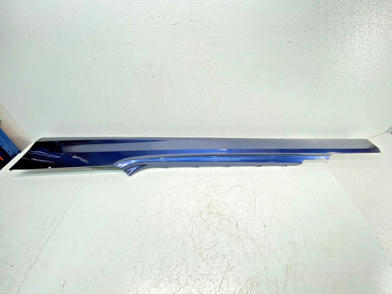 07-13 BMW E92 E93 3 Series Left Driver Side Skirt Rocker Panel Blue A76 OEM✅
