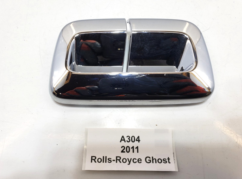 ✅ 10-14 OEM Rolls Royce Ghost RR4 Seat Belt Guide Trim Cover Chrome