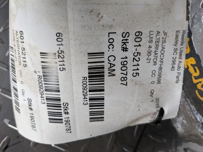 Alternator Turbo Fits 14-18 FORESTER 929413