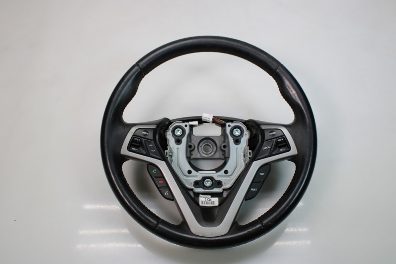 2012-2015 HYUNDAI VELOSTER DRIVER STEERING WHEEL W/CRUISE CONTROL SWITCH OEM.