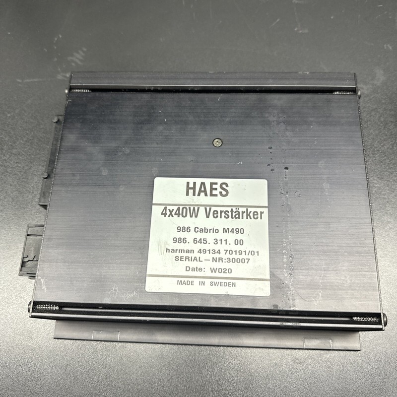 97-00 Porsche Boxster 986 HAES Radio Stereo Audio Amplifier Amp 98664531100 OEM