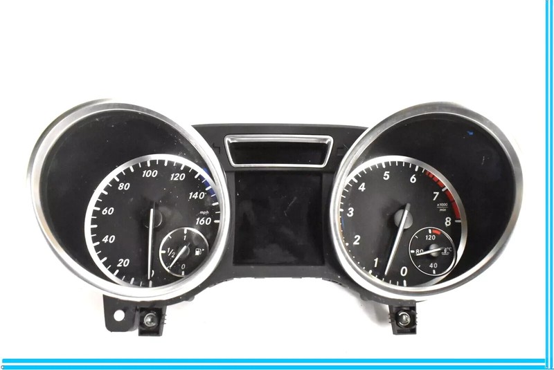 12-15 Mercedes W166 ML350 Instrument Cluster Speedometer Black OEM