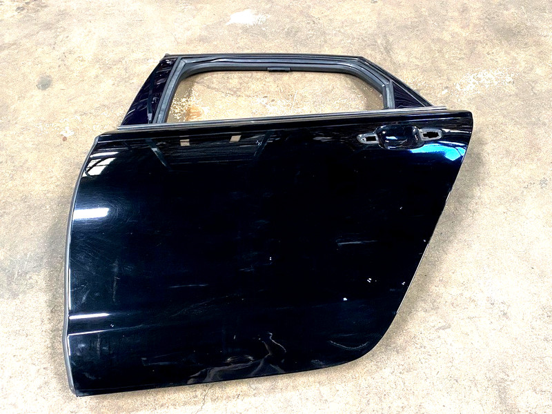 16-18 Audi A6 C7 REAR LEFT DRIVER SIDE DOOR SHELL PANEL BLACK OEM #A0.38