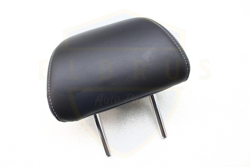 2014-2024 INFINITI Q50 REAR OUTER LEATHER HEADREST W/ SPLIT W/O RED SPORT BLACK