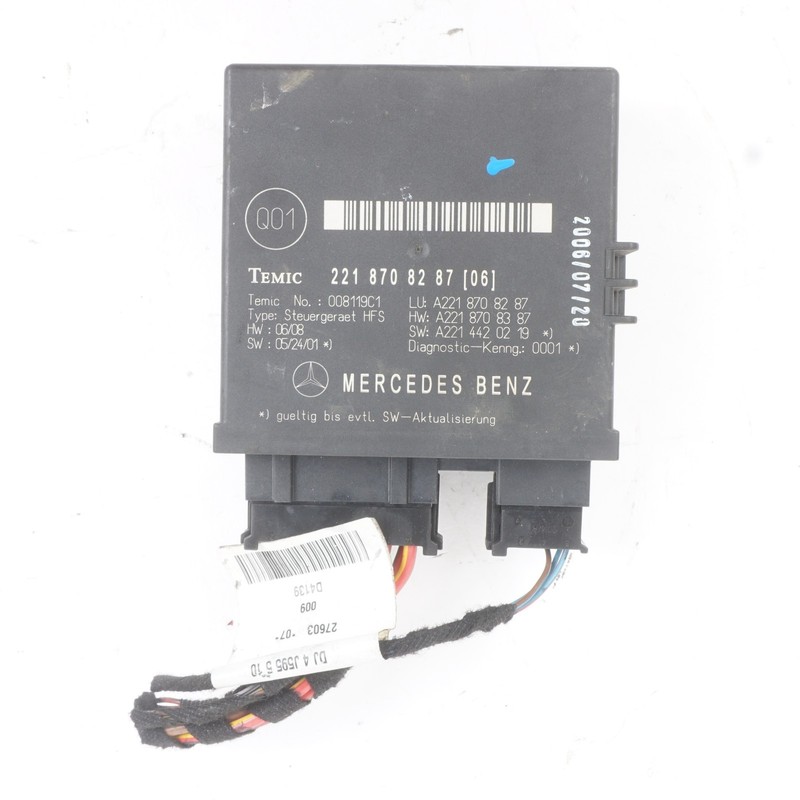 2007-2009 Mercedes S550 W221 Trunk Release Remote Open Close Module Unit OEM