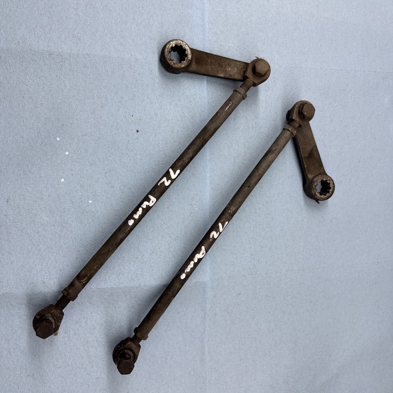 1972 Vintage Arctic Cat Puma Snowmobile 440 Steering Rods Rod Ends Ski Arms