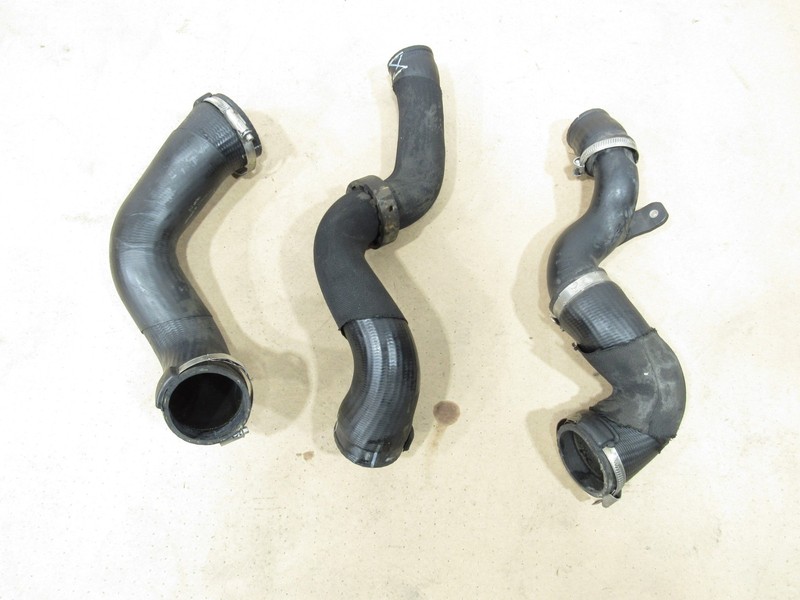12-18 Bentley Continental GT W12 2015 Intercooler Hose Pipe Tube Set 3 Pcs |:A