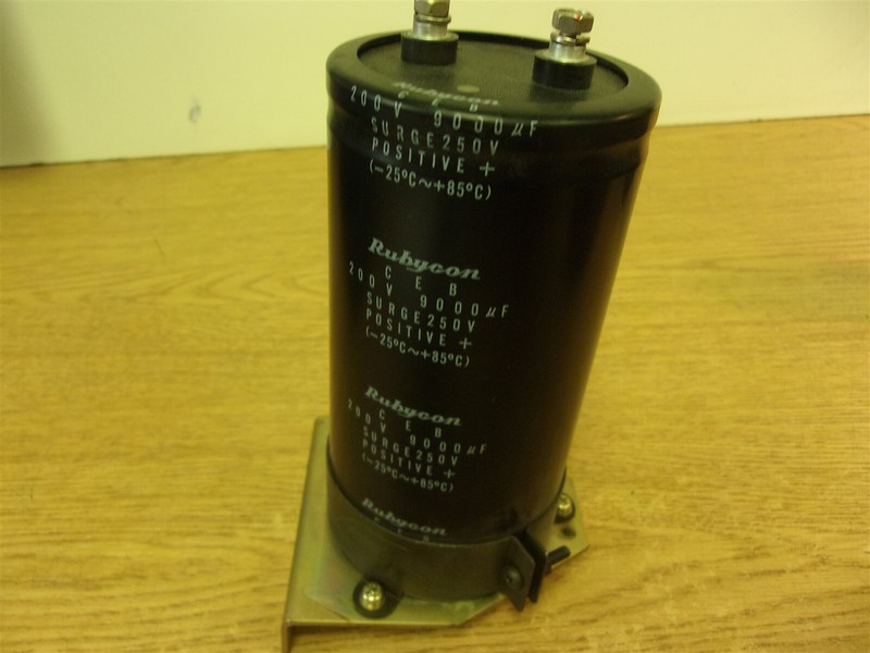 RubyCon CEB Capacitor 200V 9000uf Surge 250V NEW *FREE SHIPPING*
