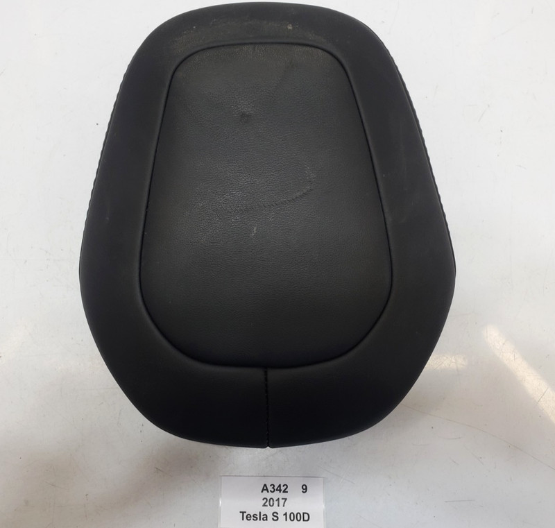 ✅ 2016-2020 OEM Tesla Model S Front Right Passenger Side Headrest Black Leather*