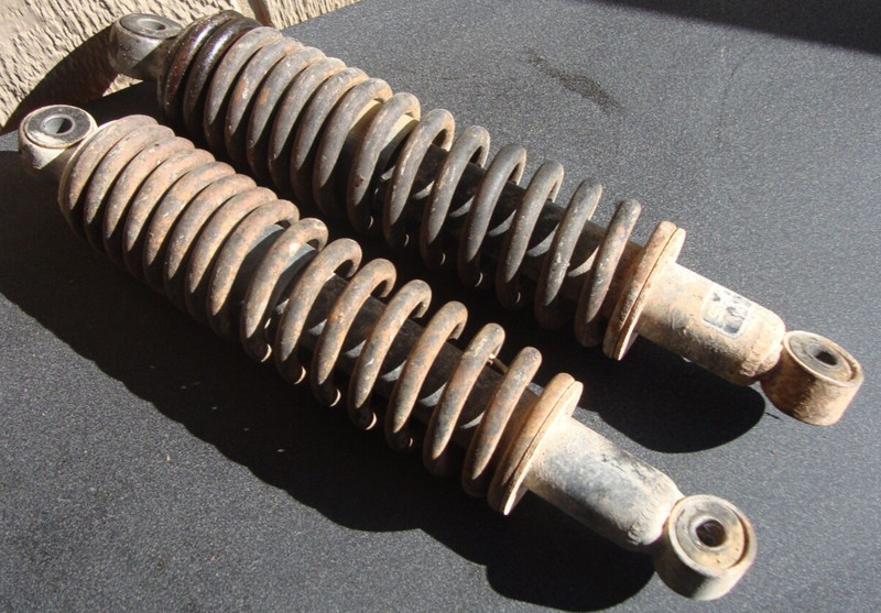 1990 90 Kawasaki Bayou KLF220 KLF 220 ATV Front Shocks Right Left Suspension I11