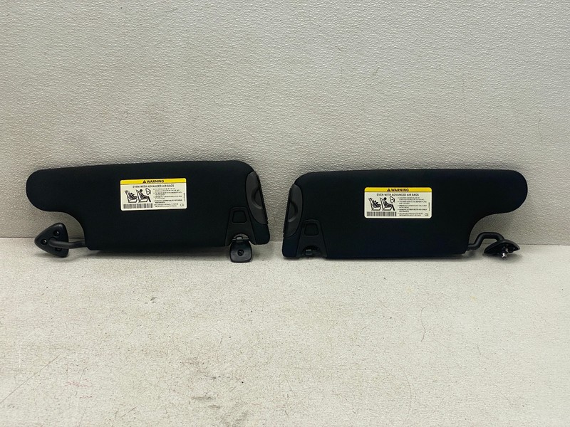 2009-2014 DODGE CHALLEGNGER SXT FRONT LEFT & RIGHT SIDE SUN VISOR SET OEM LOT767
