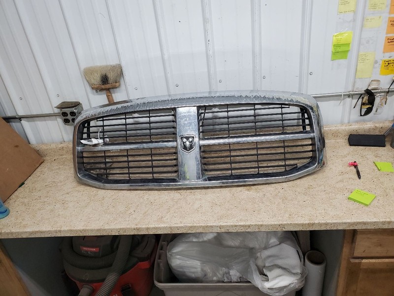 Grille Chassis Cab Chrome Surround Fits 06-10 DODGE 3500 PICKUP 309312